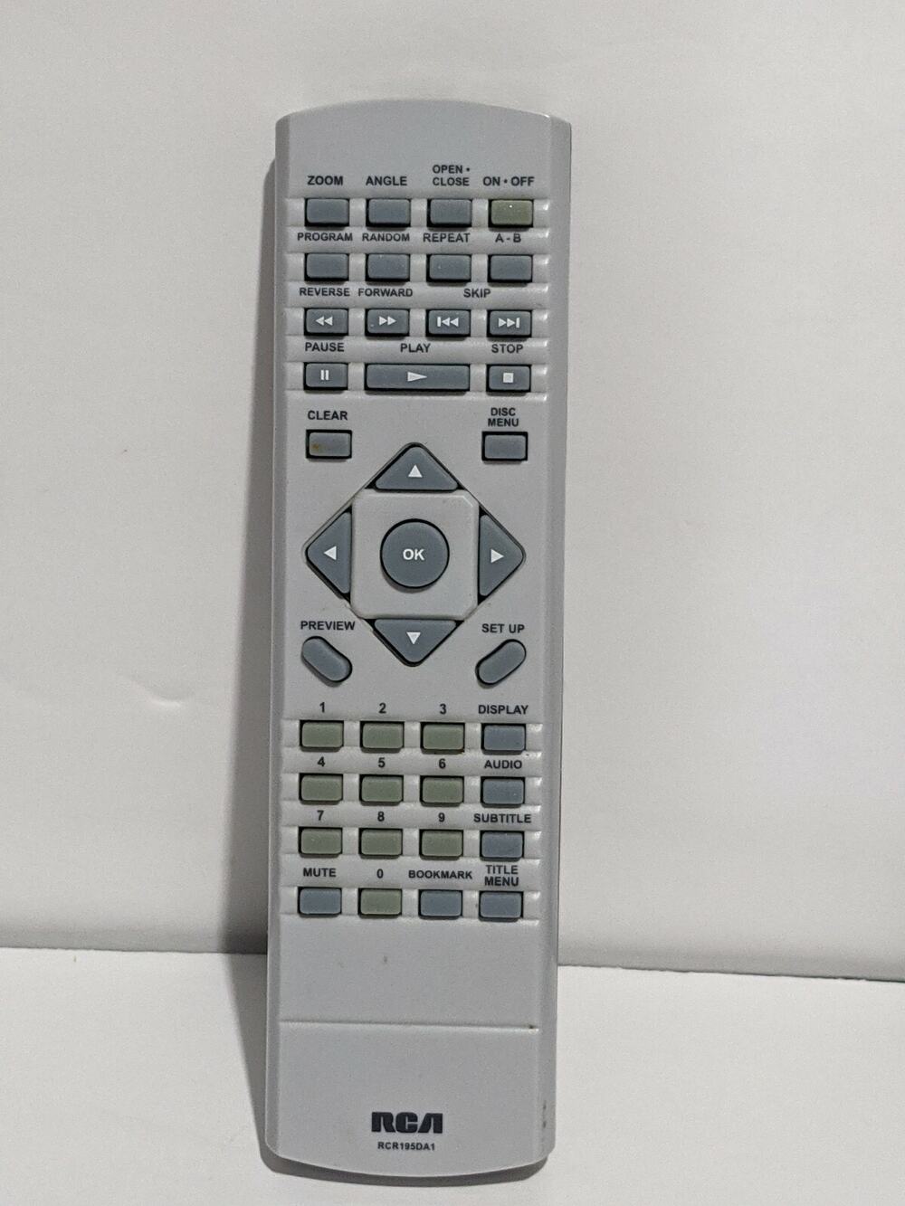 RCA RCR195DA1 DVD Replacement Remote Control RCR195DA1 **IR Tested Working**